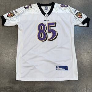 Derick Mason Baltimore Ravens Reebok Vintage Jersey Size 54 Authentic NFL 2000s